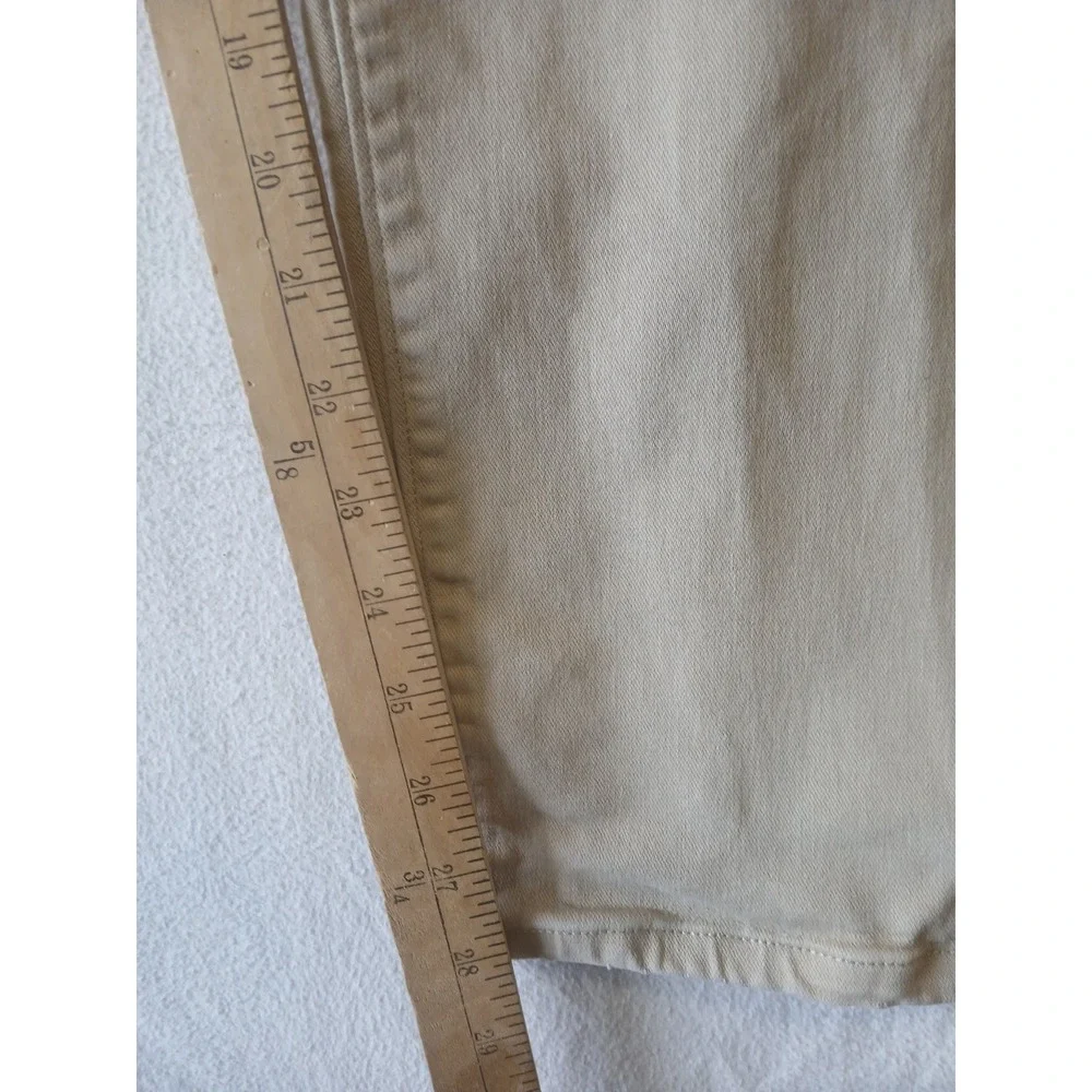 Todd snyder stretch 5 pocket jeans khaki size 31 x 30 flaw
